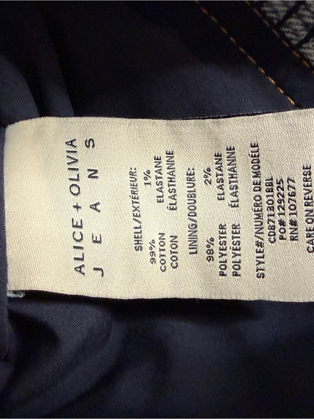 Alice + Olivia Chels Denim Corset Sleveless Jumpsuit Jeans - Light Blue - Picture 9 of 11